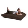 Jaxx 5.5 ft Pillow Saxx Bean Bag Pillow, Chocolate