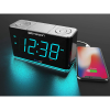 Emerson SmartSet Dual Alarm Clock Radio, Bluetooth Speaker, USB Charging, Night LED, 1.4" Cyan LED Display, ER100301