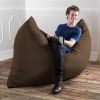 Jaxx 5.5 ft Pillow Saxx Bean Bag Pillow, Chocolate