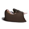 Jaxx 5.5 ft Pillow Saxx Bean Bag Pillow, Chocolate