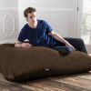 Jaxx 5.5 ft Pillow Saxx Bean Bag Pillow, Chocolate