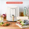 3 Qt Air Fryer with TurboCrisp Technology, White Icing by Drew Barrymore