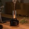 2023 New Design Ultrasonic Smart Humidifier 130ml Essential Oil Aroma Diffuser Candlelight Aroma Diffuser for Home