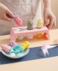 1pc Silicone Ice Tray Mold Household Homemade Popsicle Ice Cream Mold Cartoon Ice Cube Removable And Washable Ice Mold