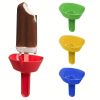 1pc New Drip-Proof Popsicle Rack Drip Free Ice Pop Holder Mess Free Frozen Treats Rack Popsicle Holder With Straw