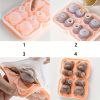 1pc Astronaut Ice Cube Mold Frozen Coffee Milk Tea Internet Celebrity Ice Mold Homemade Silicone Sorbet Ice Tray Mold