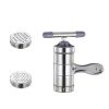 1pc Manual Noodle Press Machine; Noodle Machine Stainless Steel Household; Multiple Modes For Selection 7in*2.3in