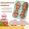 1pc Astronaut Ice Cube Mold Frozen Coffee Milk Tea Internet Celebrity Ice Mold Homemade Silicone Sorbet Ice Tray Mold