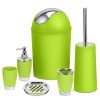 Bathroom Accessories Set 6 Pcs Bathroom Set Ensemble Complete Soap Dispenser Toothbrush Holder