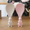 1pc Cute Rabbit Non-Stick Rice Scoop; Bunny Shape Standable Rice Scooper; Household Rice Cooker Rice Spoon; Cartoon Rice Spoon